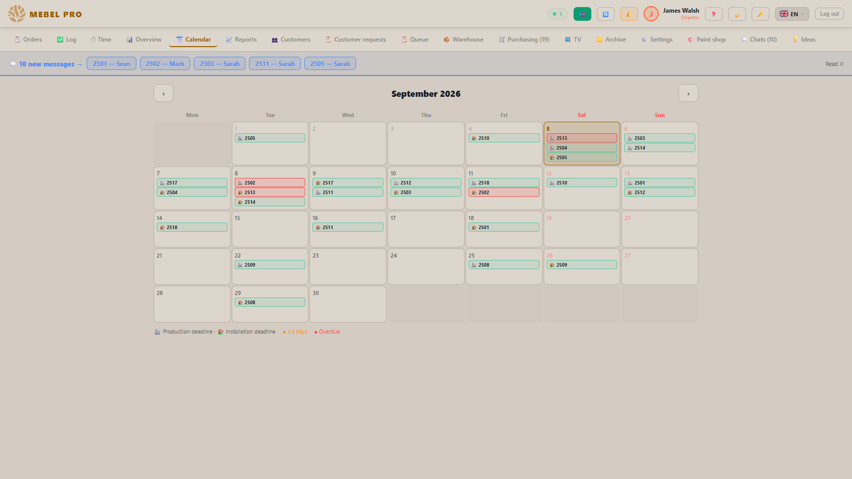 Calendar